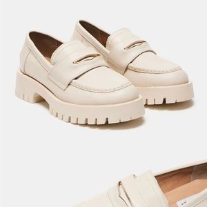 Steve Madden Loafers - Lawrence Bone Leather